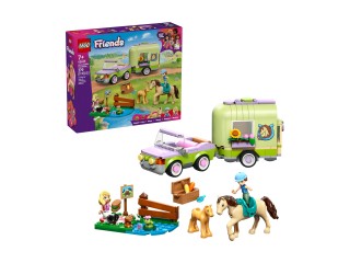 LEGO Friends Przyczepa z koniem i źrebaczkiem 42695