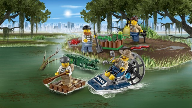 LEGO 60066 City Policja z bagien - zestaw startowy