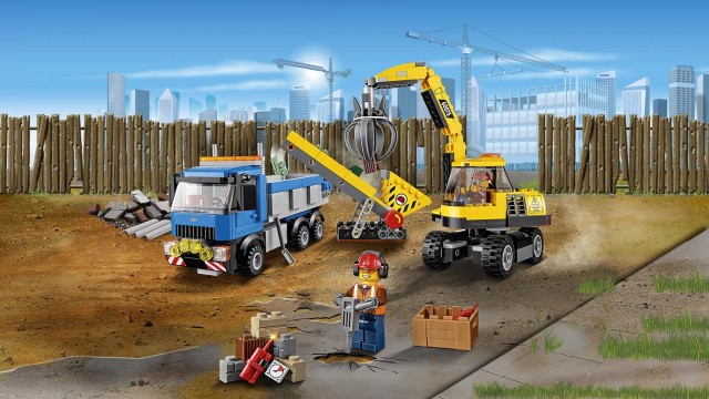 LEGO 60075 Koparka i ciężarówka