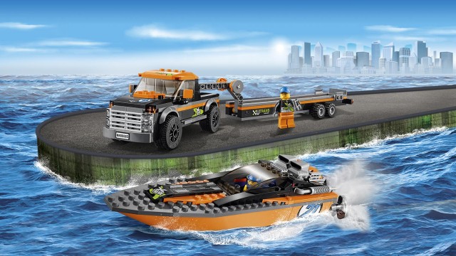 LEGO City 60085 Terenówka z motorówką