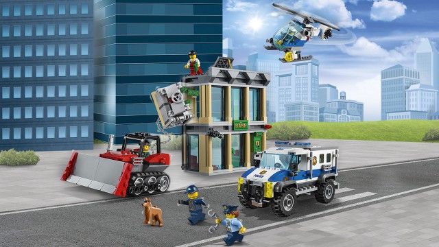 LEGO 60140 City Włamanie buldożerem