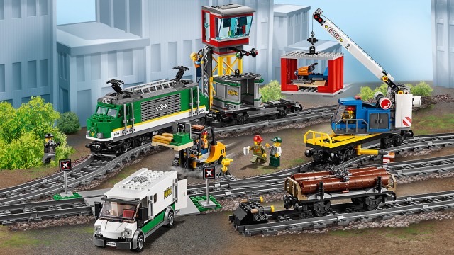 LEGO 60198 City Pociąg towarowy