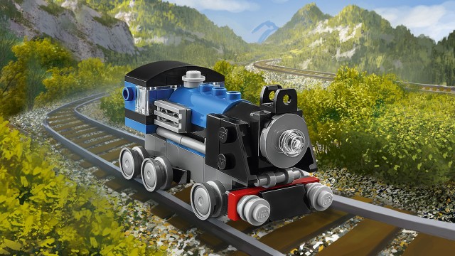 LEGO Creator 3 w 1 31054 Niebieski ekspres