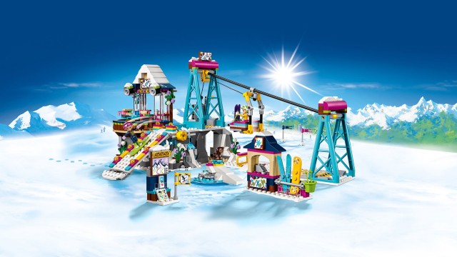 LEGO 41324 Wyciąg narciarski w zimowym kurorcie