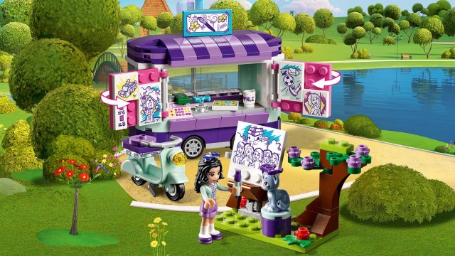 LEGO 41332 Friends Stoisko z rysunkami Emmy