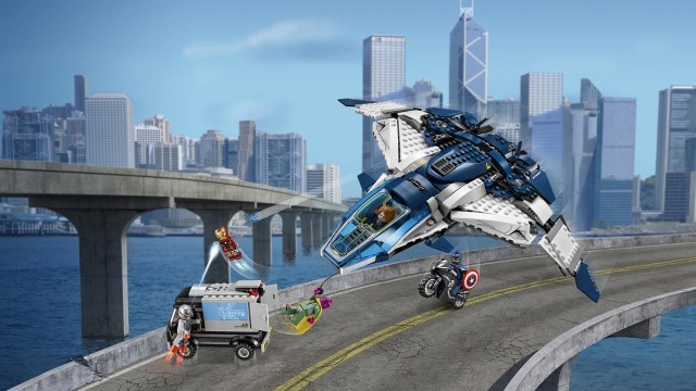 LEGO Marvel Super Heroes Pościg Avengersów w Quinjecie 76032