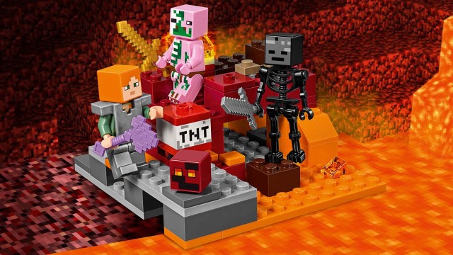 LEGO Minecraft™ 21139 Walka w Netherze