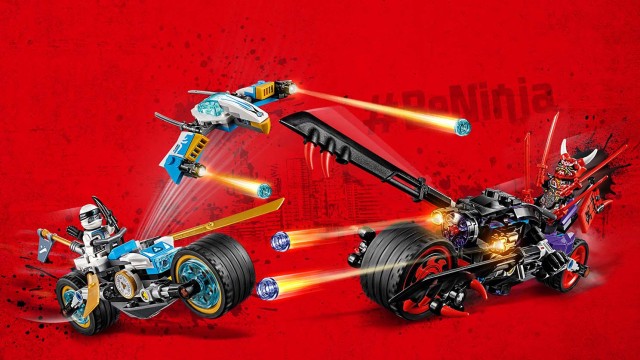 LEGO Ninjago® 70639 Wyścig uliczny Wężowego Jaguara