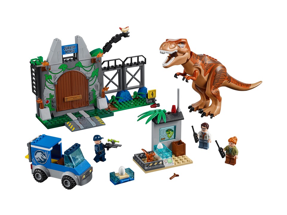 Lego 10758 Juniors T. rex na wolności