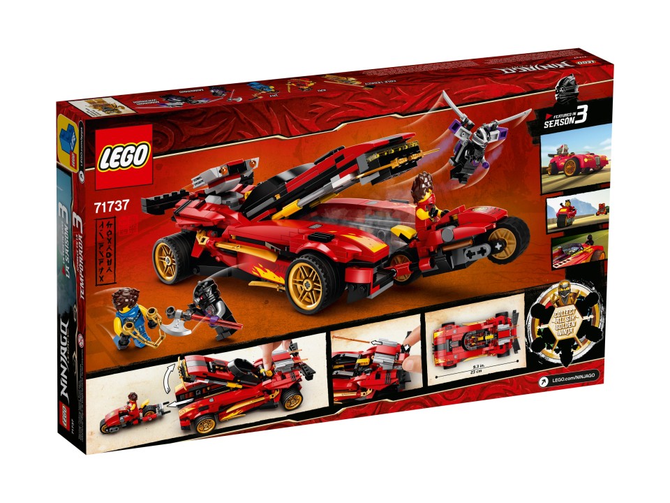 Lego 71737 Ninjago Ninjaścigacz X-1 