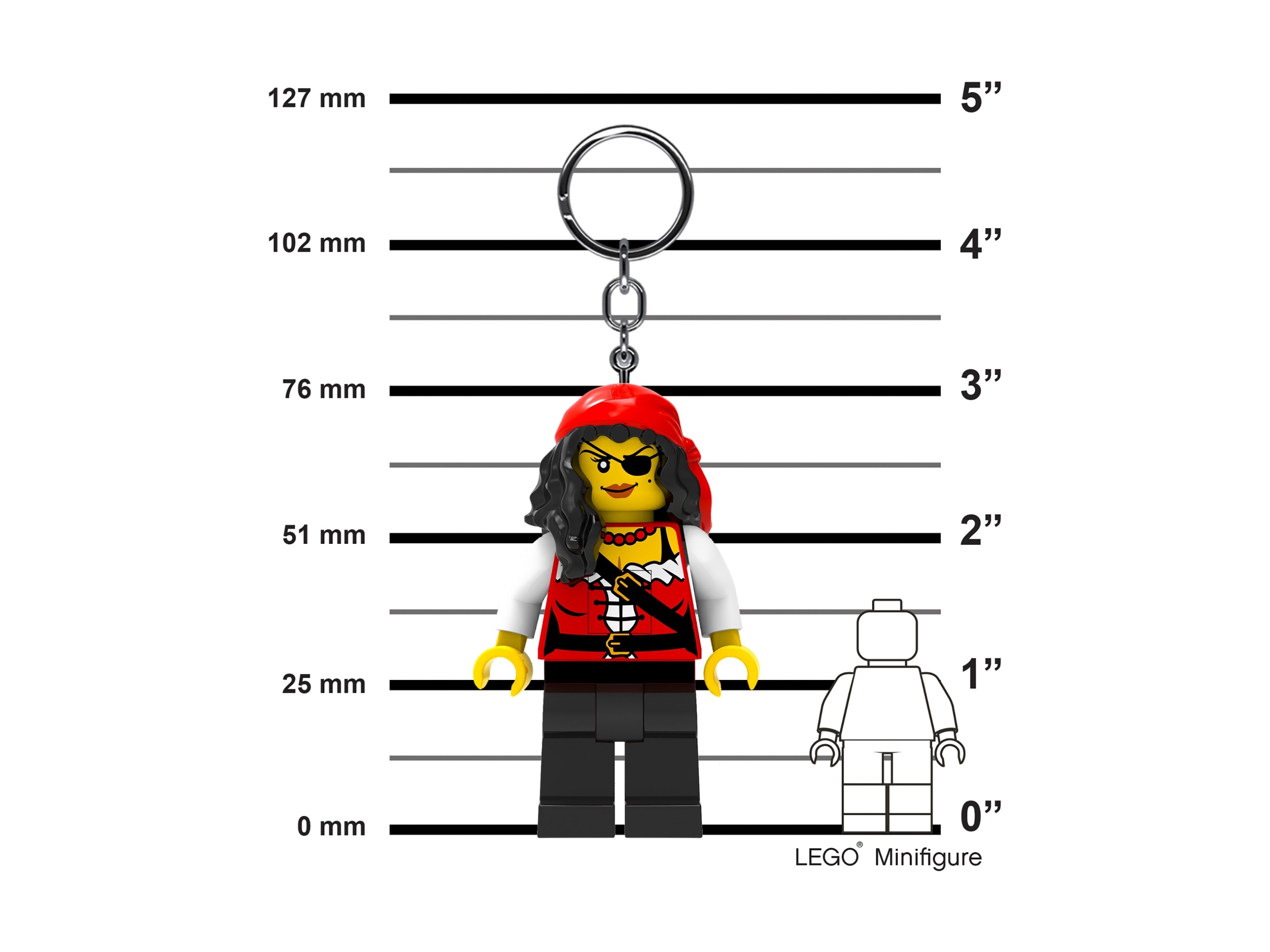 LEGO 5009415 Brelok-latarka z księżniczką piratów