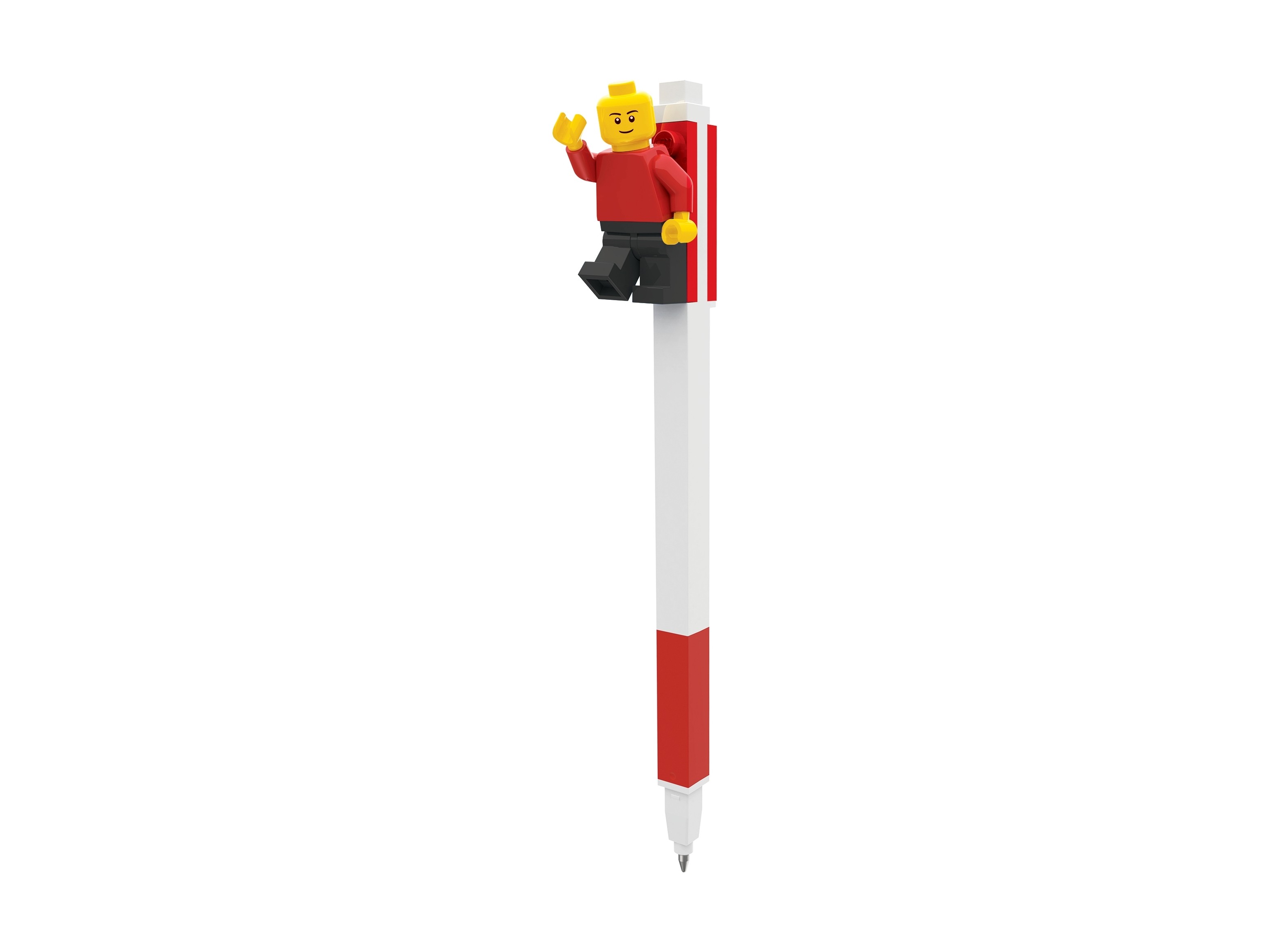 LEGO 5010104 Pen Pal Długopis żelowy z minifigurką — czerwony