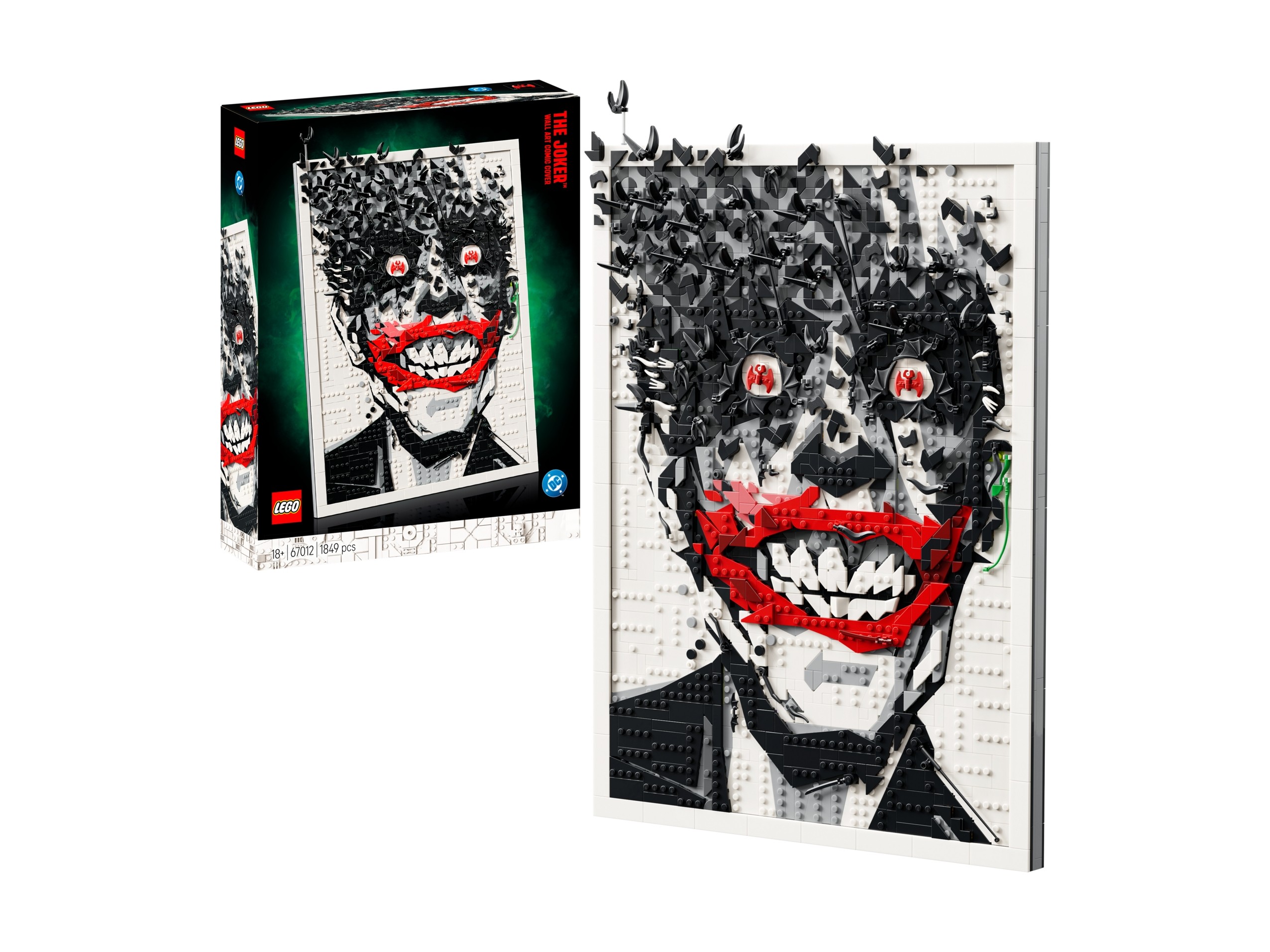 LEGO 67012 Art Obraz — Okładka komiksu z Jokerem™