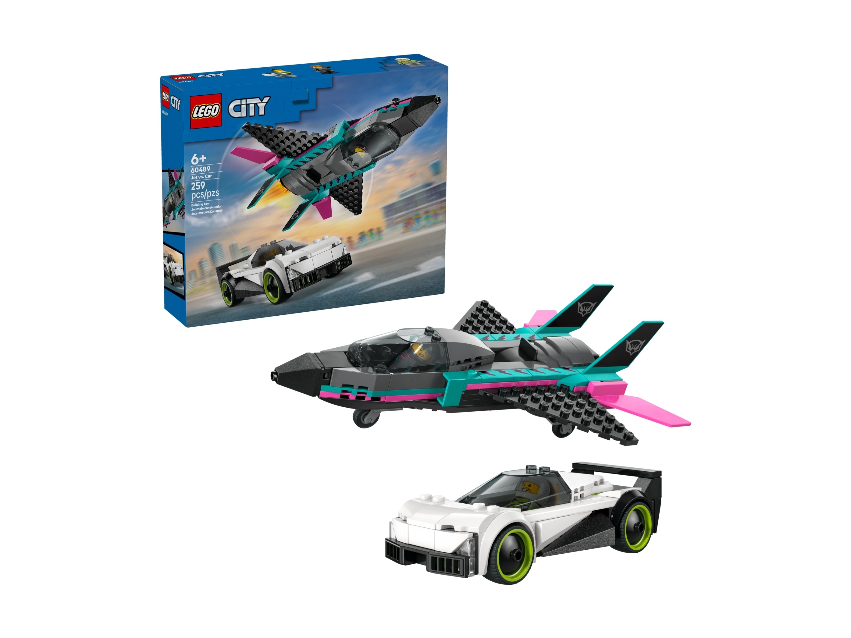 LEGO 60489 Odrzutowiec kontra samochód