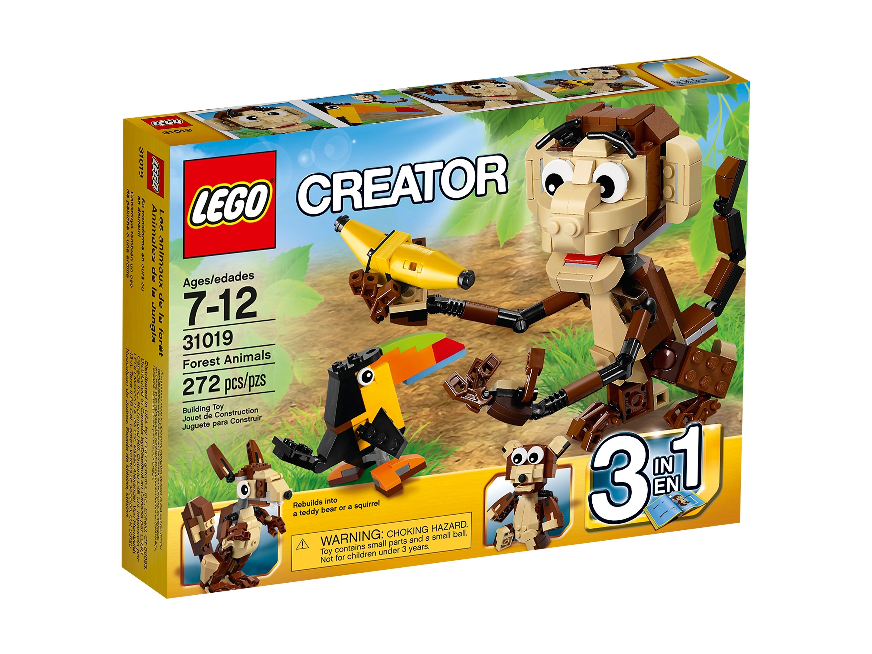 LEGO Creator Zawadiackie zwierzęta 31019