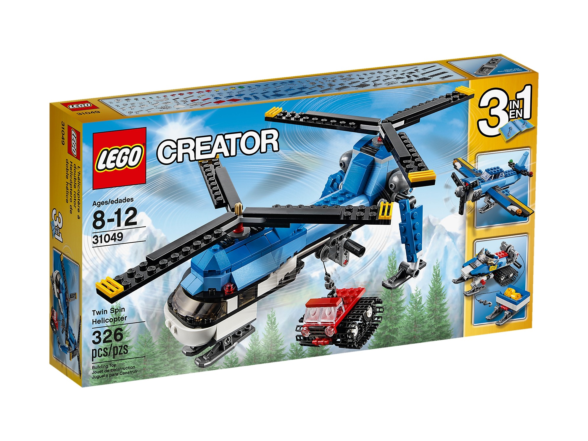LEGO Creator 31049 Helikopter z dwoma wirnikami