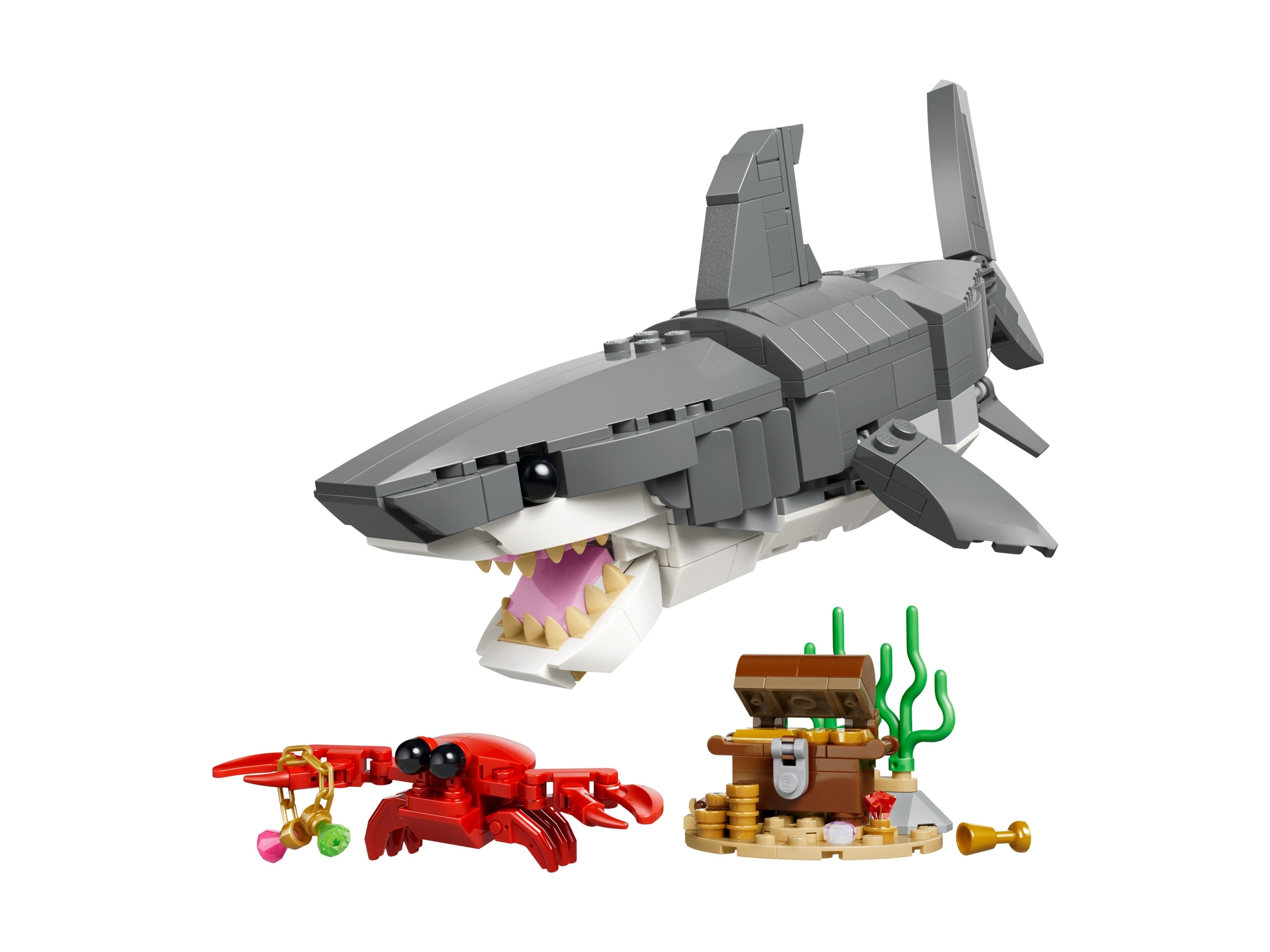LEGO 31381 Groźny rekin i skrzynia ze skarbem
