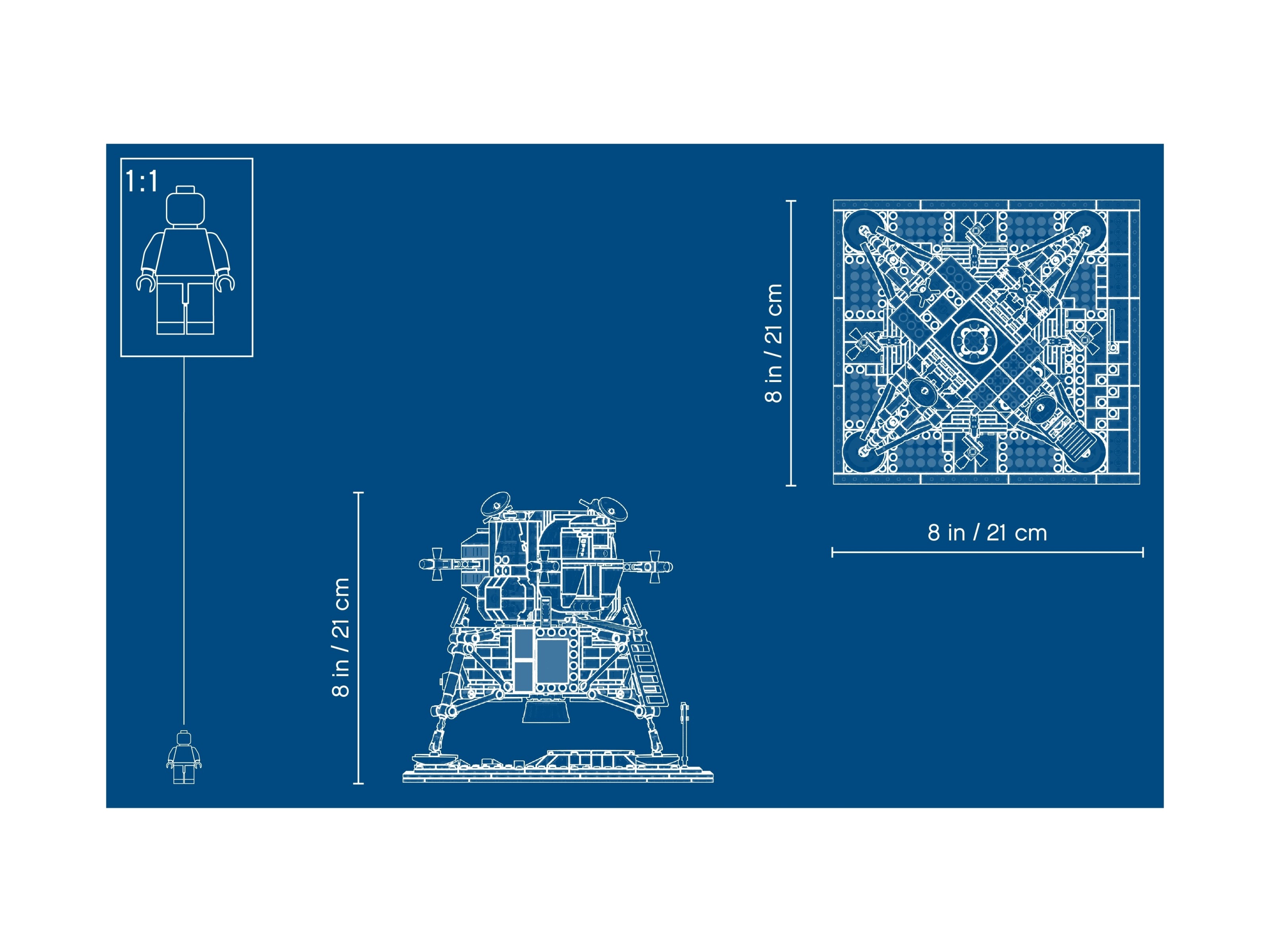 LEGO 10266 Creator Expert Lądownik księżycowy Apollo 11 NASA