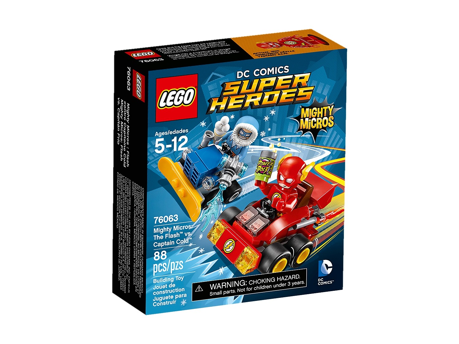 LEGO DC Flash kontra Kapitan Cold 76063