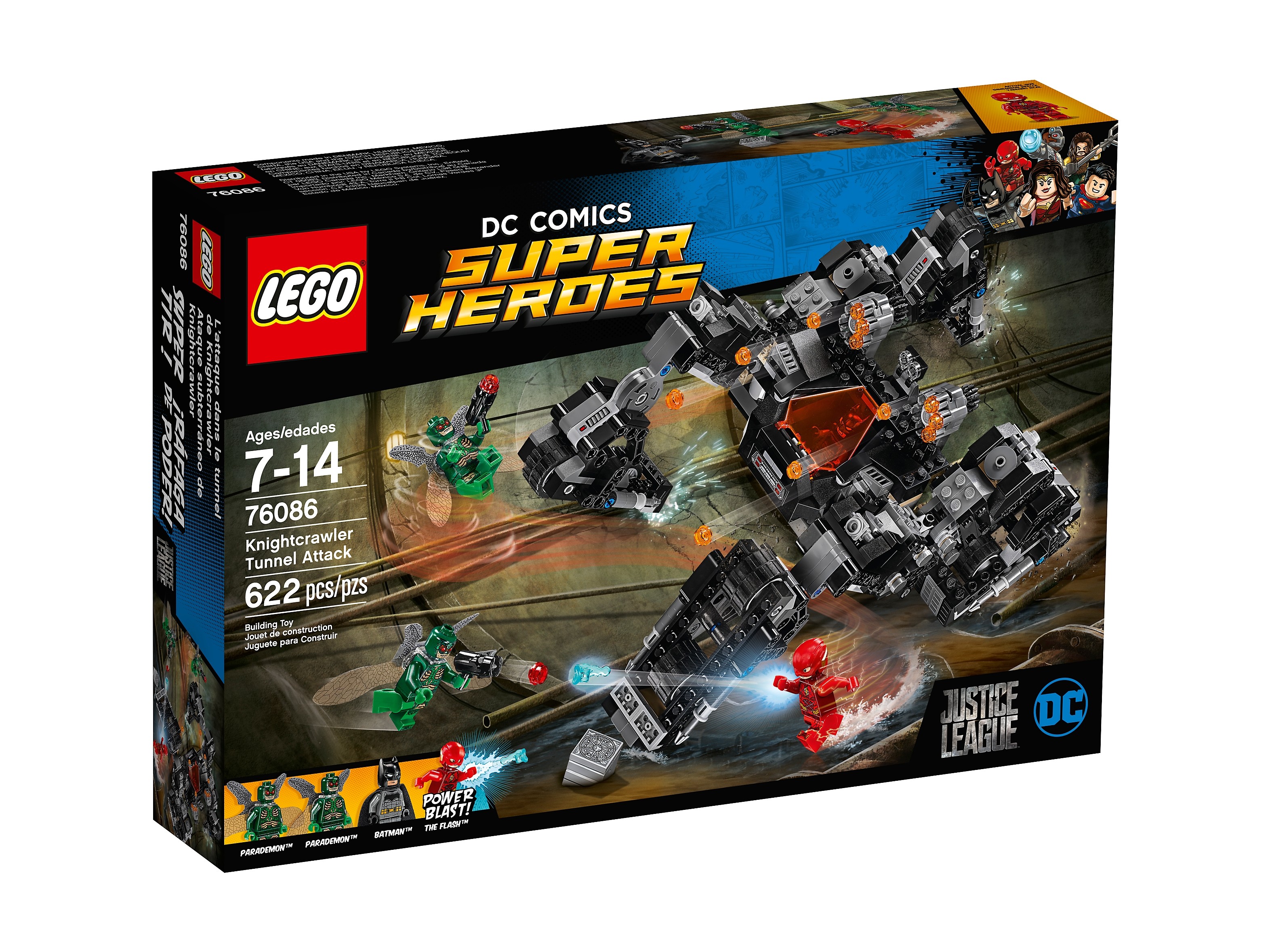 LEGO 76086 DC Atak Knightcrawlera w tunelu