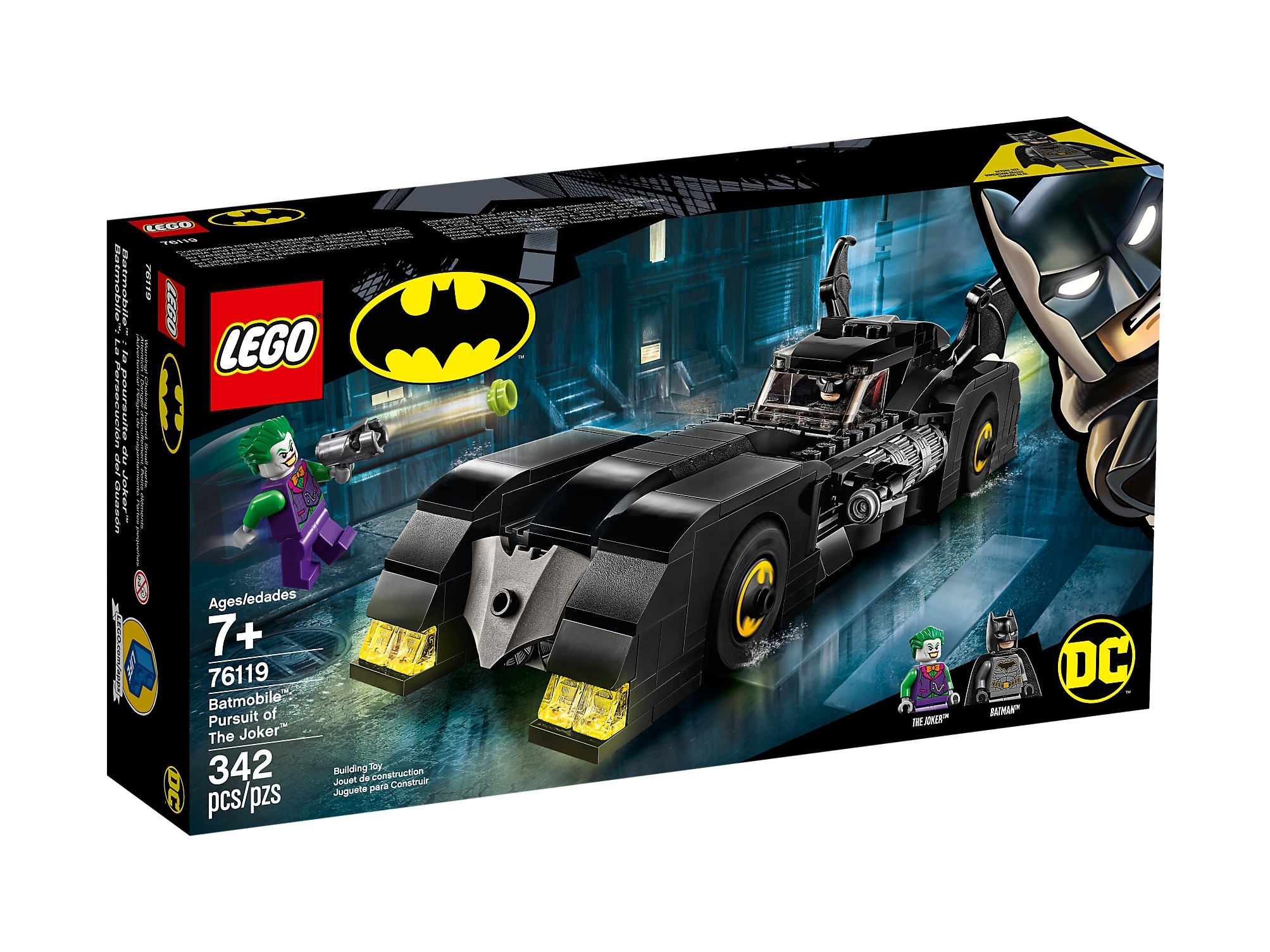 LEGO 76119 DC Batmobile™: w pogoni za Jokerem™