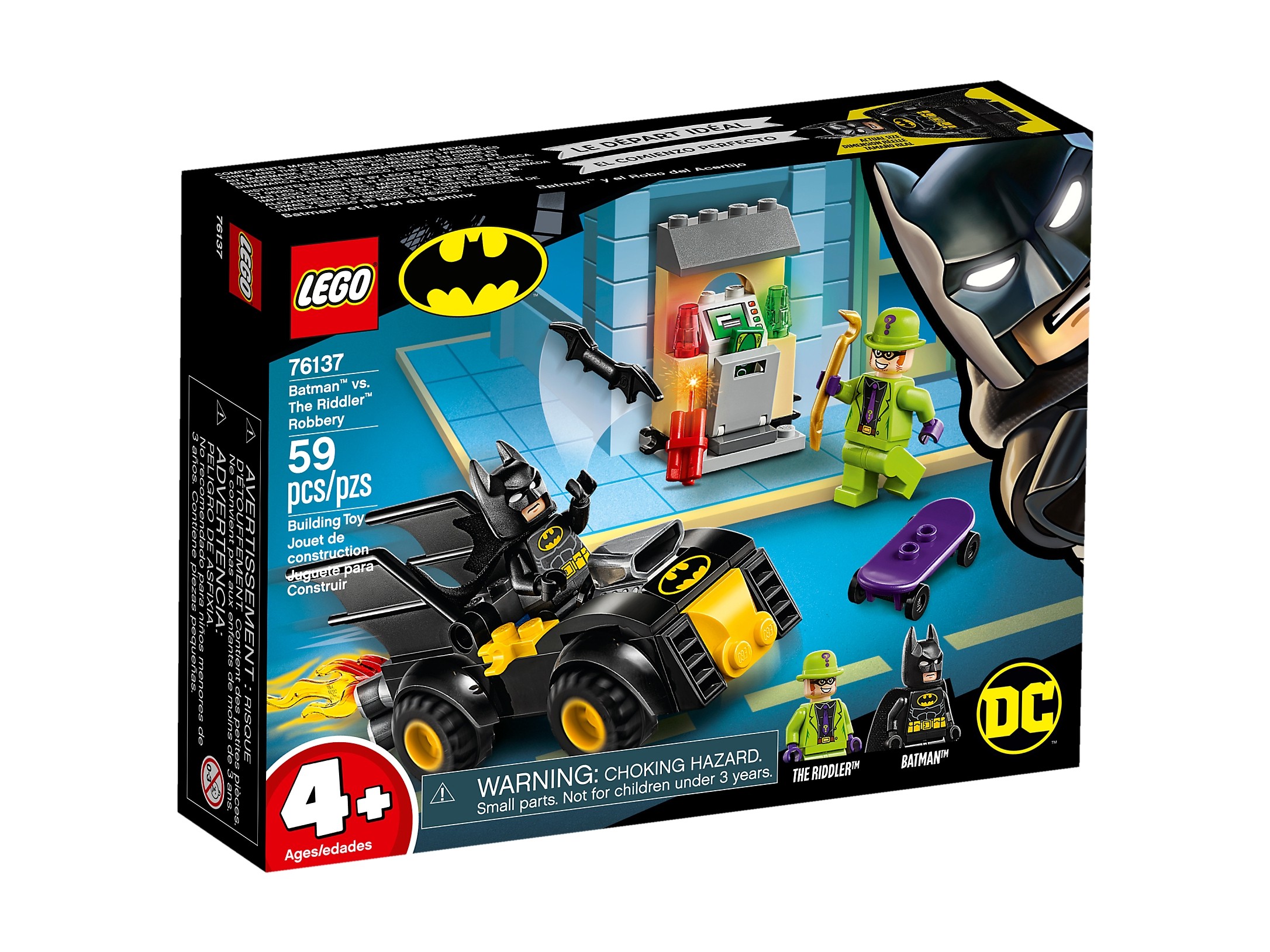 LEGO 76137 DC Batman™ i rabunek Człowieka-Zagadki™