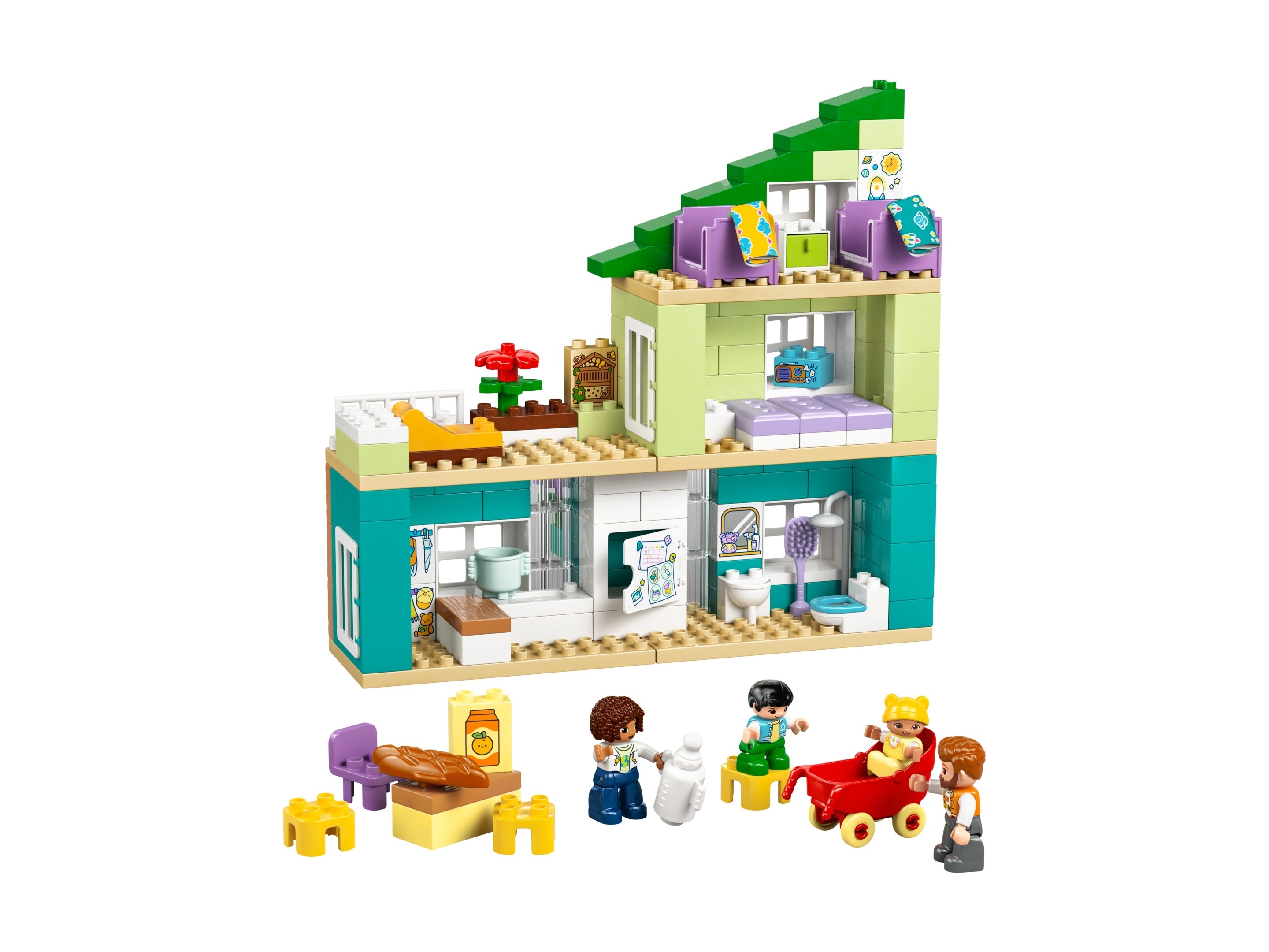 LEGO Duplo Nowoczesny dom rodzinny 3 w 1 z figurkami 10470