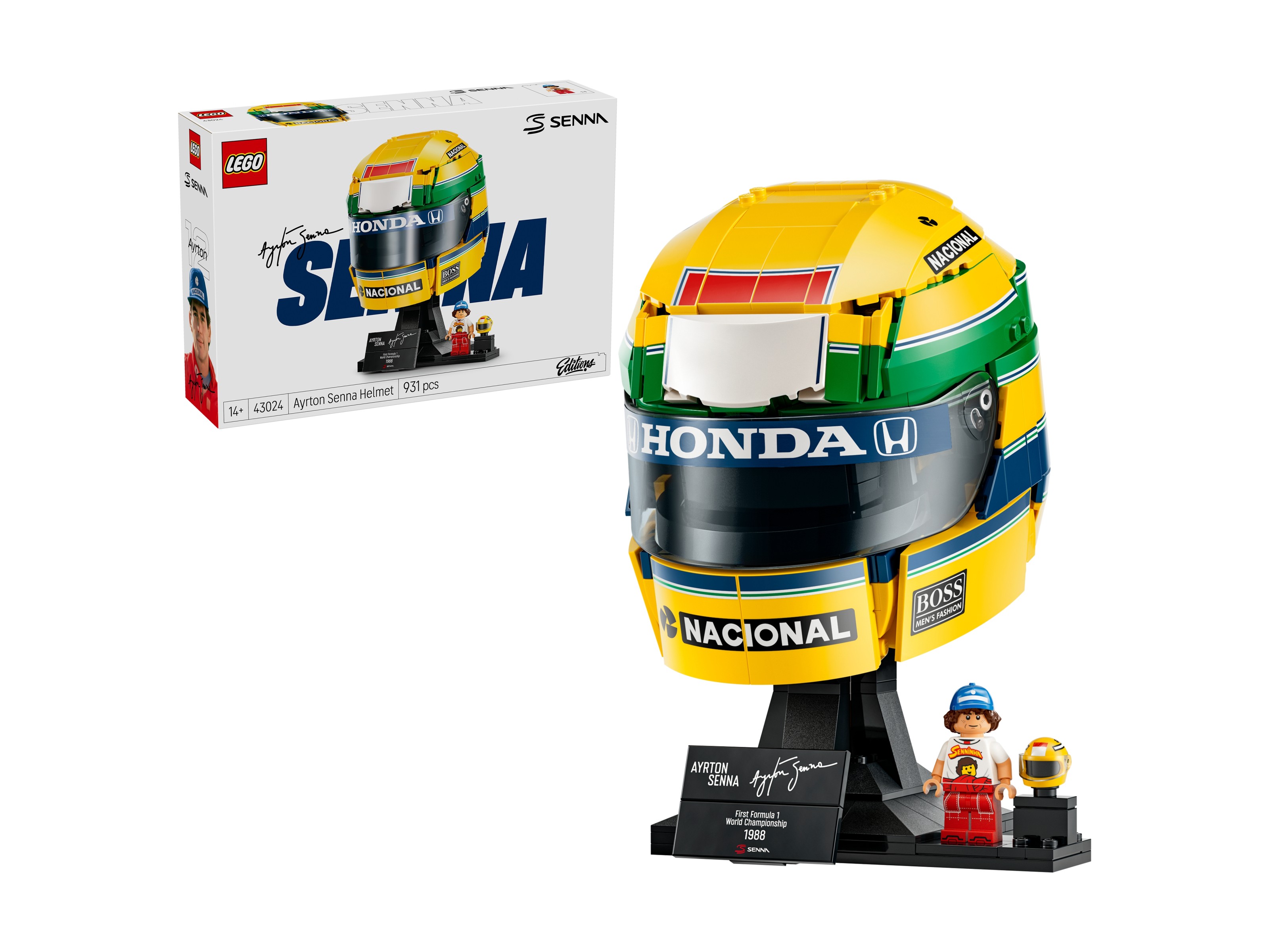 LEGO Editions Kask Ayrton Senna 43024