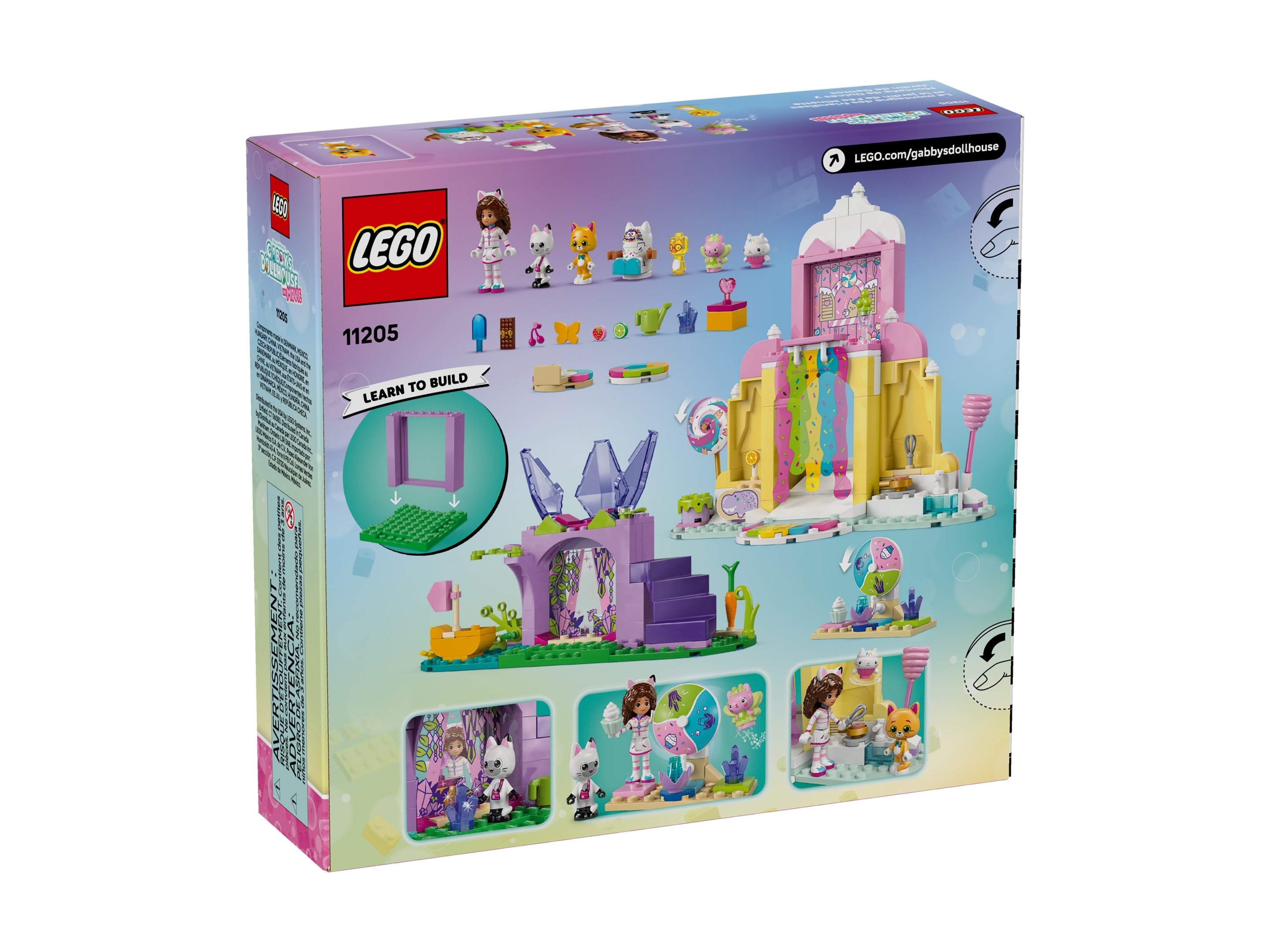LEGO Koci domek Gabi Łakociowa Góra i Kiciowy Ogródek 11205