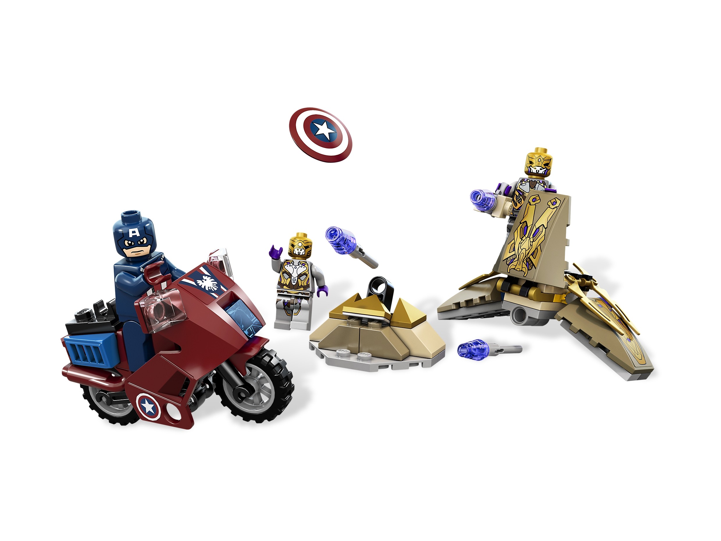 LEGO 6865 Marvel Kapitan Ameryka i motor mściciela