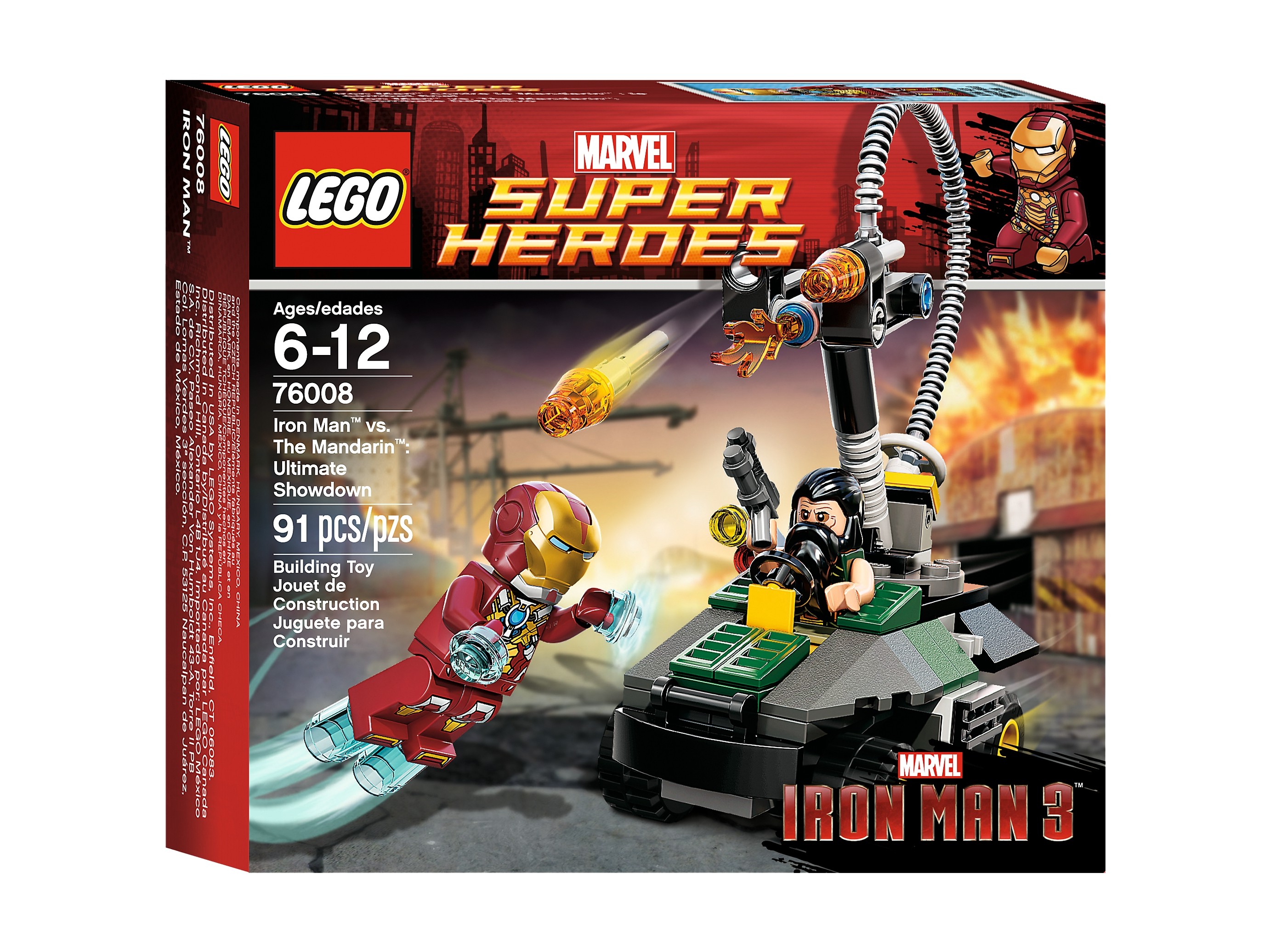 LEGO 76008 Iron Man™ vs Mandarin™: Ostatnie starcie