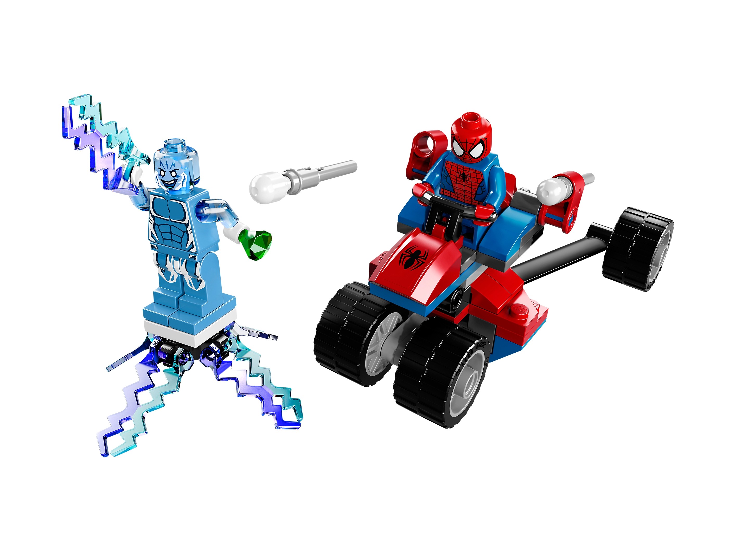 LEGO Marvel Trójkołowiec Pająka kontra Electro™ 76014