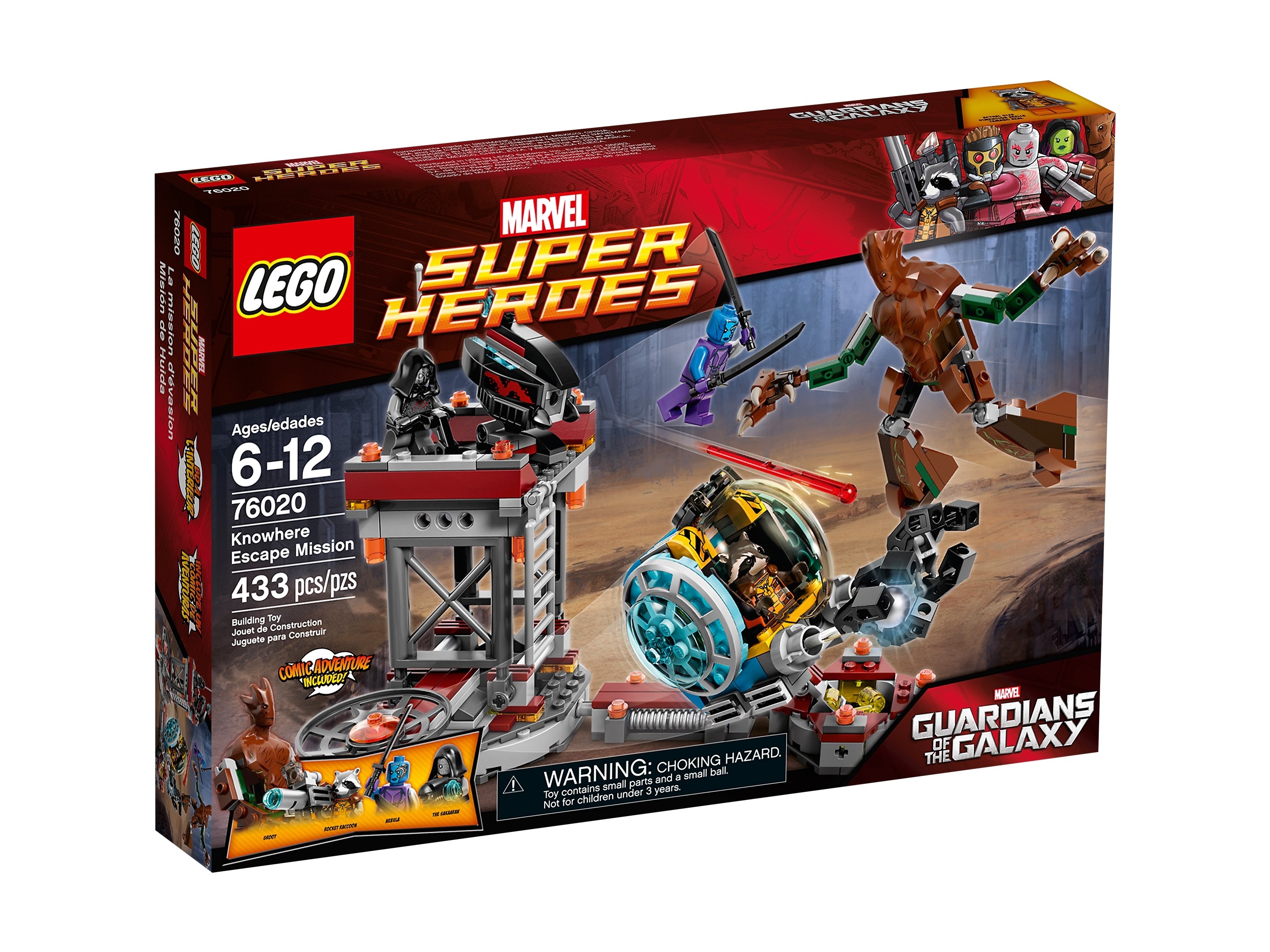 LEGO Marvel Ucieczka z bazy Knowhere 76020