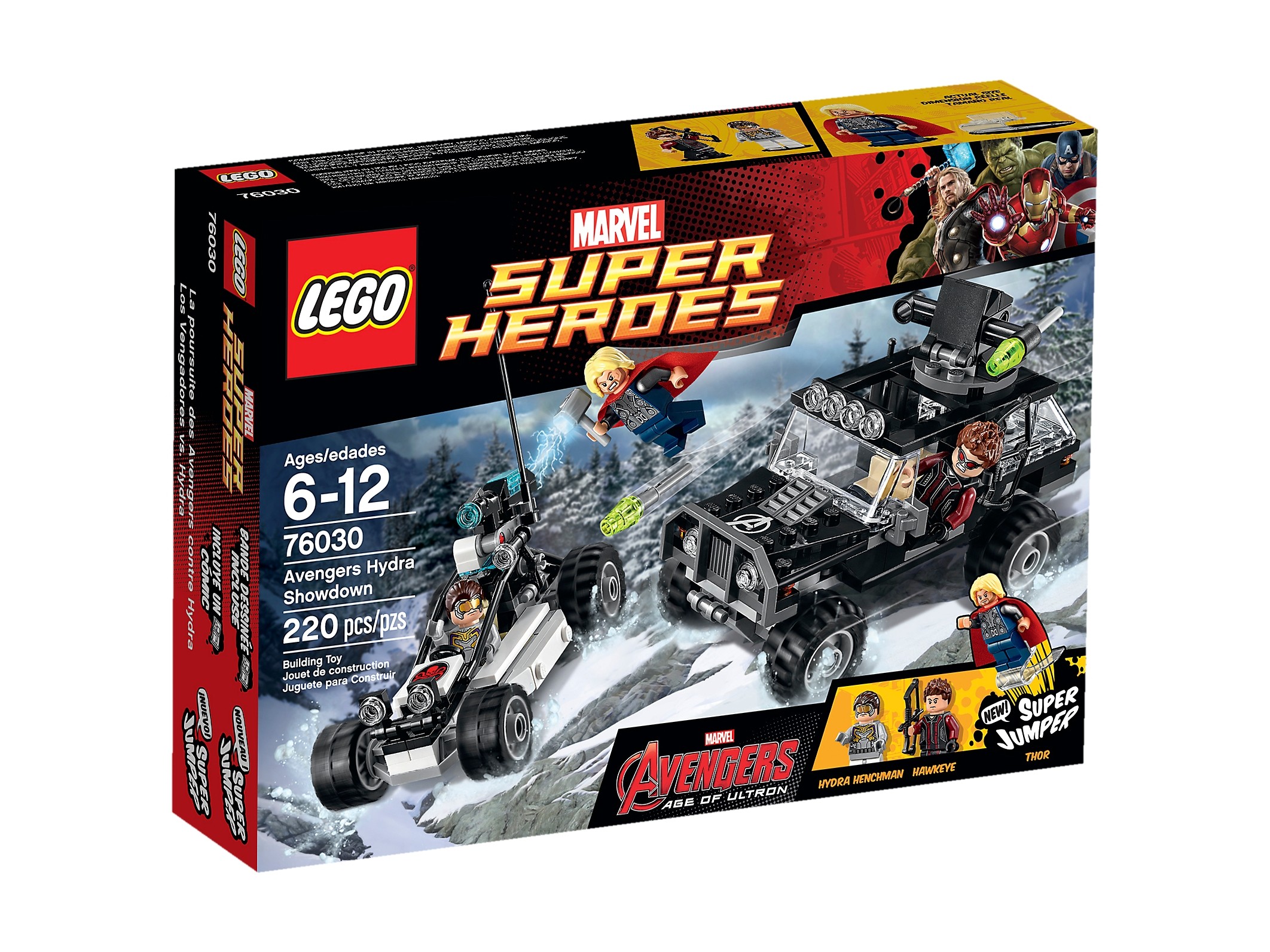 LEGO Marvel 76030 Avengersi w pogoni za Hydrą