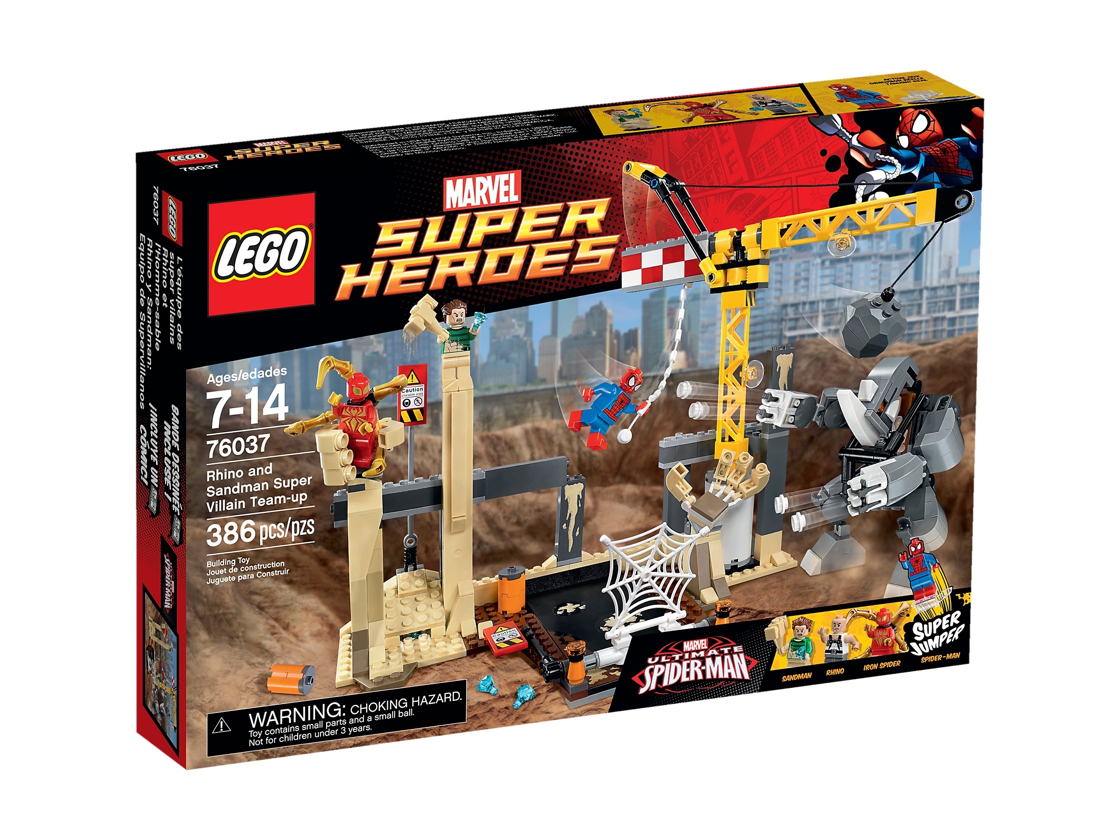 LEGO Marvel 76037 Atak Rhino i Sandmana