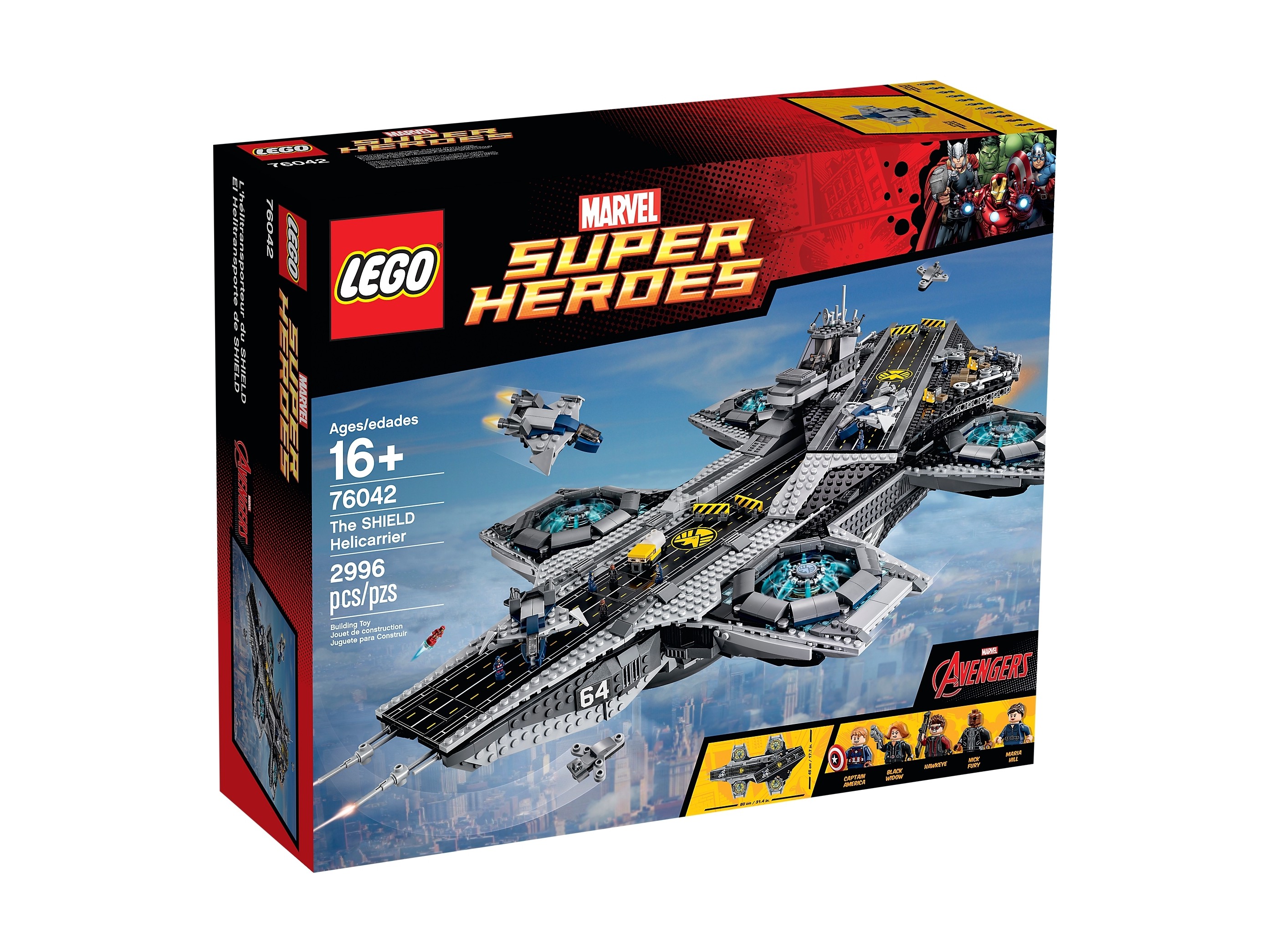 LEGO Marvel Lotniskowiec SHIELD Helicarrier 76042