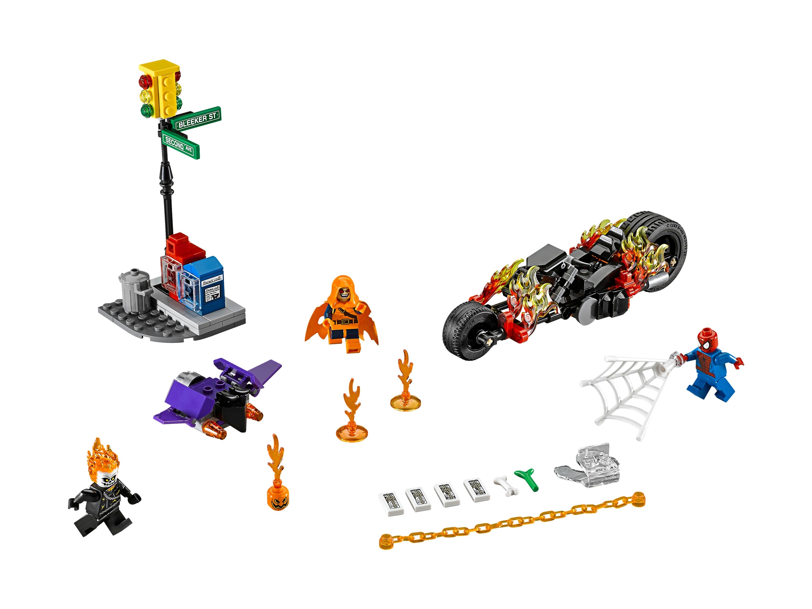 LEGO Marvel Spiderman: Atak Upiornych Jeźdźców 76058