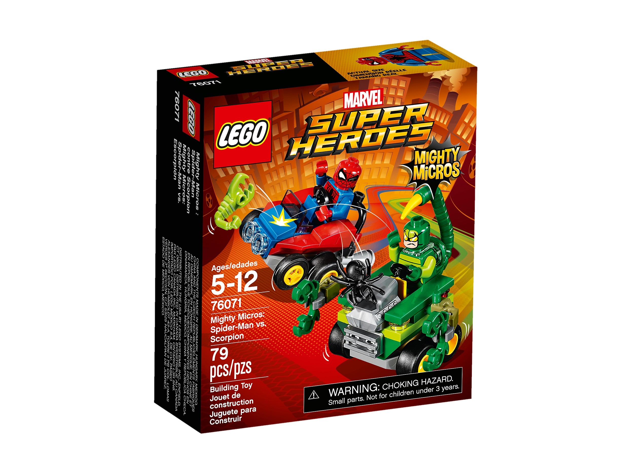 LEGO Marvel Spider-Man kontra Skorpion 76071