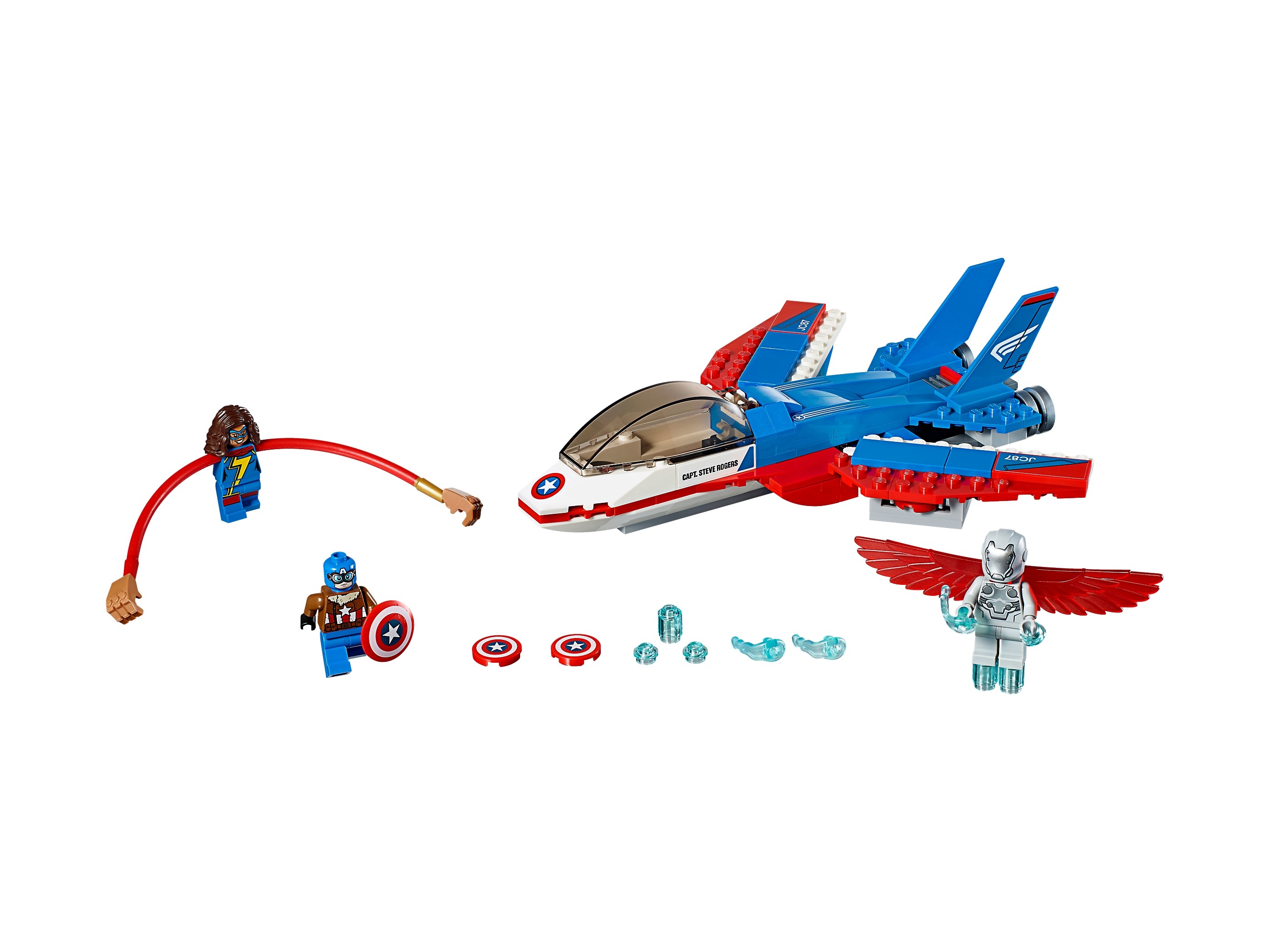 LEGO 76076 Marvel Odrzutowiec Kapitana Ameryki