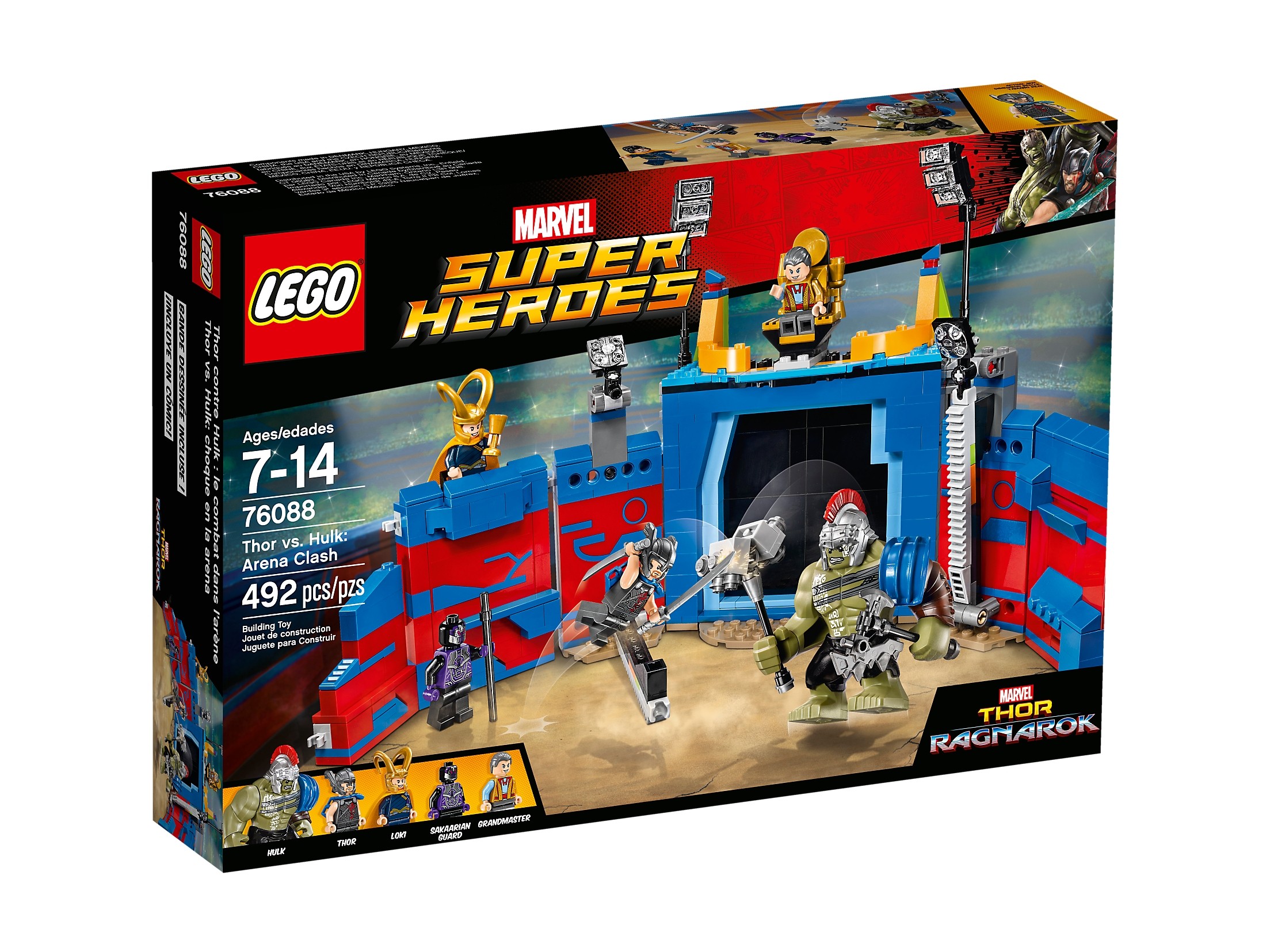 LEGO Marvel 76088 Thor kontra Hulk: starcie na arenie