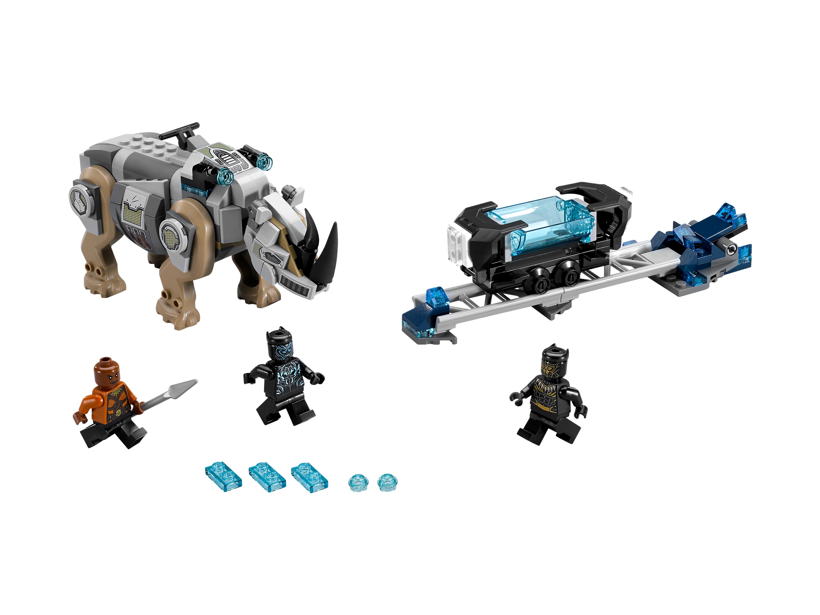 LEGO Marvel Pojedynek z nosorożcem w pobliżu kopalni 76099