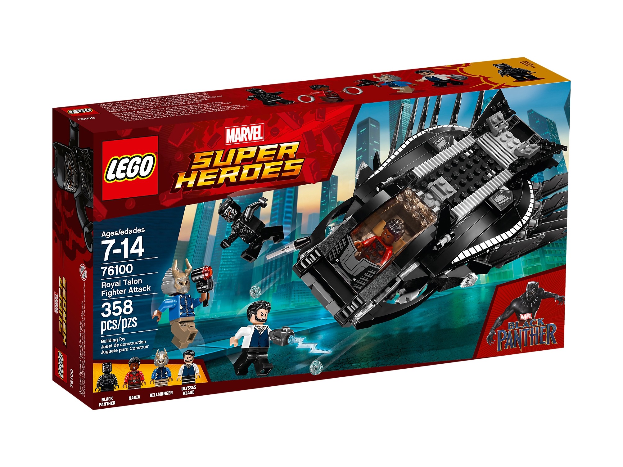 LEGO Marvel Atak myśliwca Royal Talon Fighter 76100