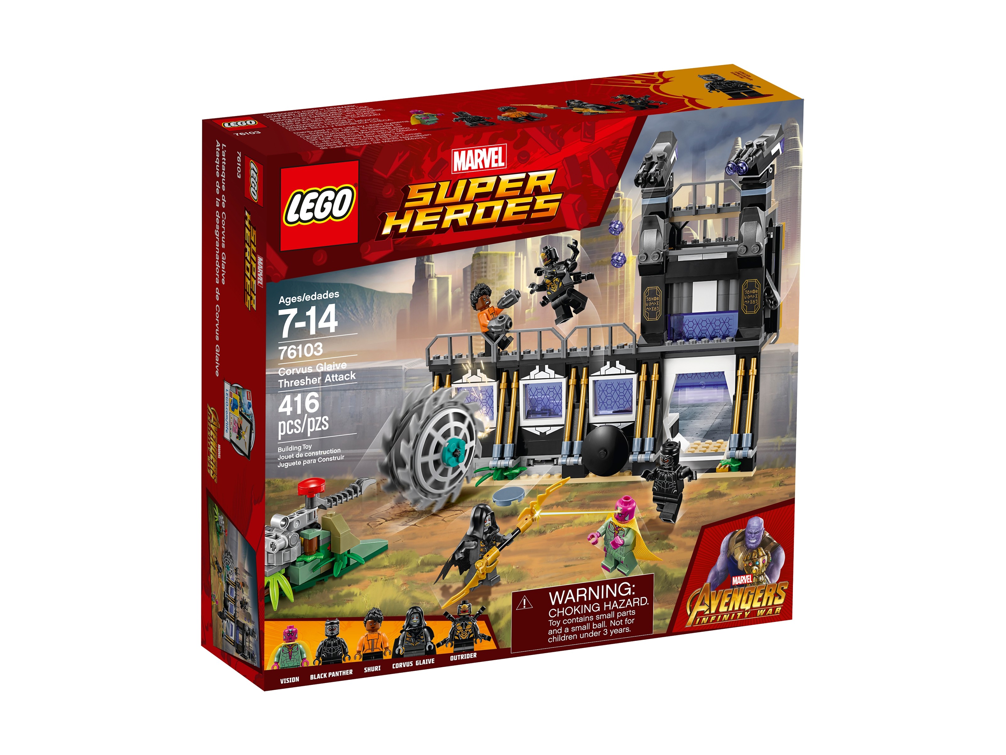 LEGO 76103 Marvel Atak Corvusa Glaive'a