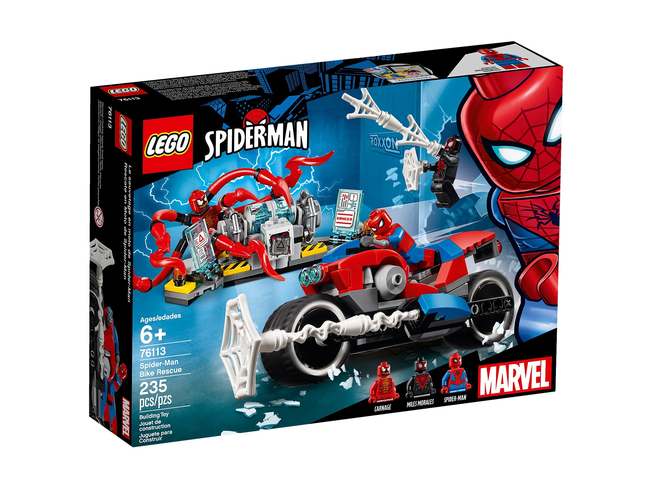 LEGO Marvel Pościg motocyklowy Spider-Mana 76113