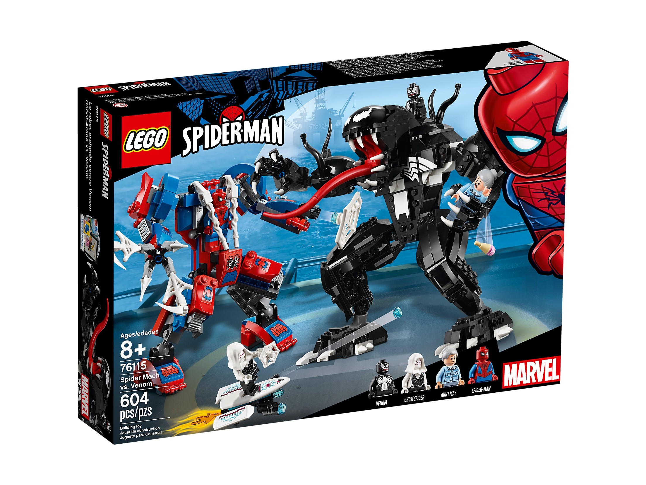 LEGO Marvel Pajęczy Mech kontra Venom 76115