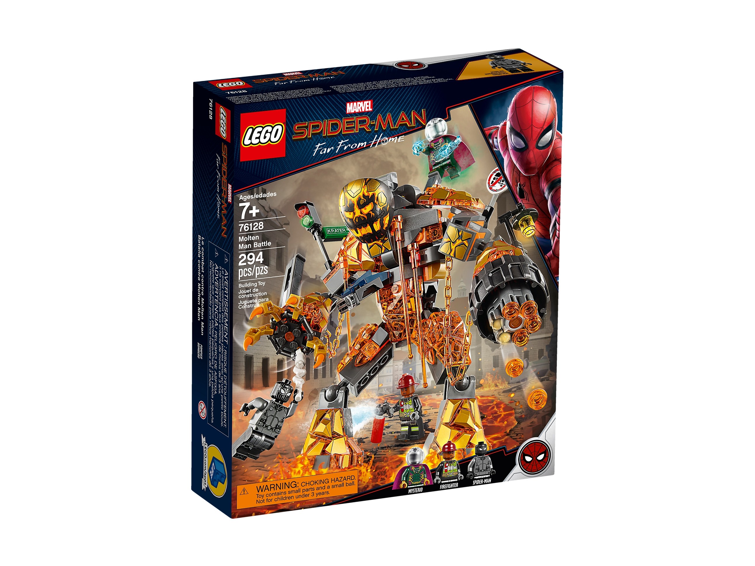 LEGO 76128 Marvel Bitwa z Molten Manem