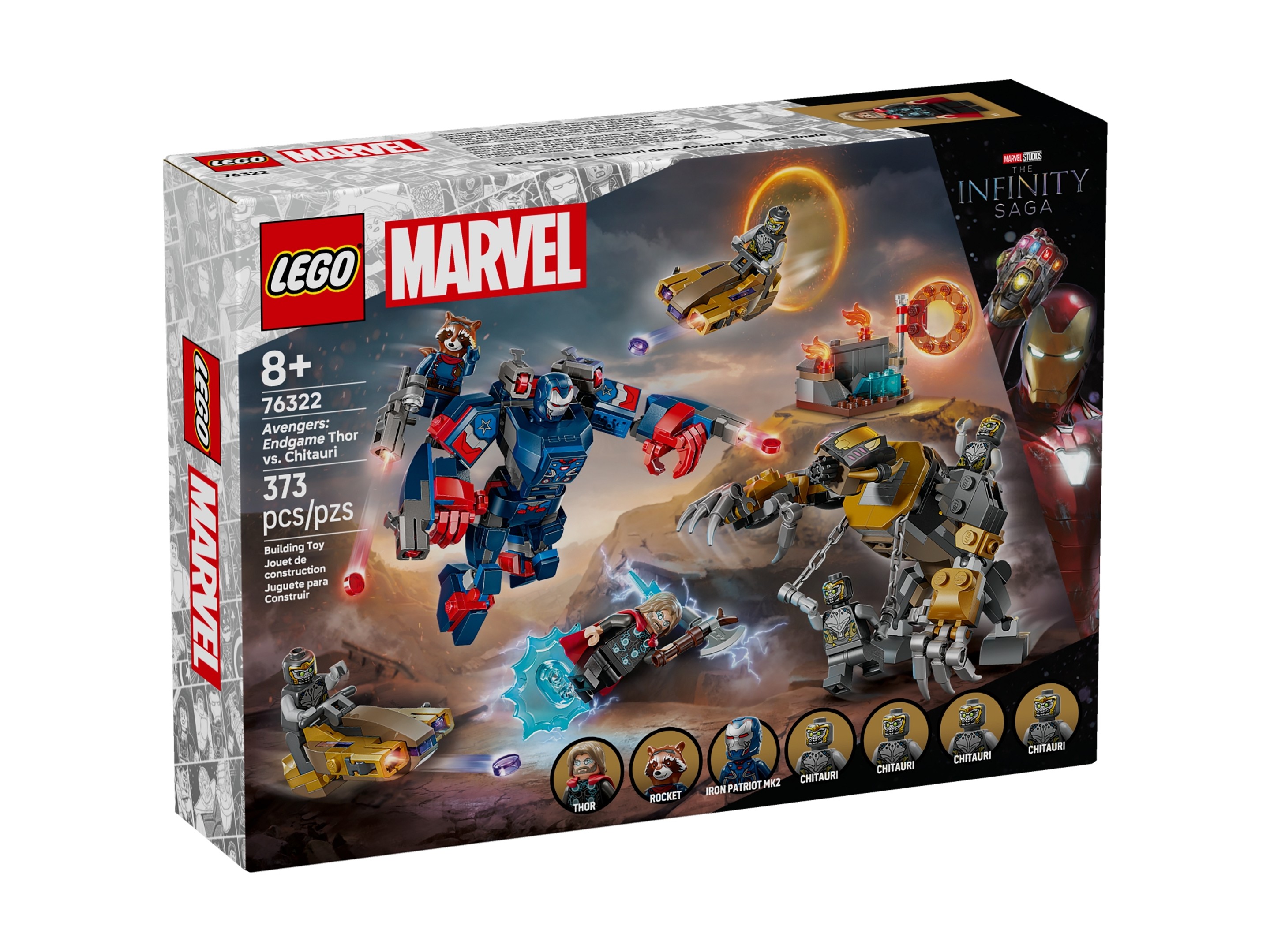 LEGO Marvel 76322 Avengers: Koniec gry Thor kontra Chitauri