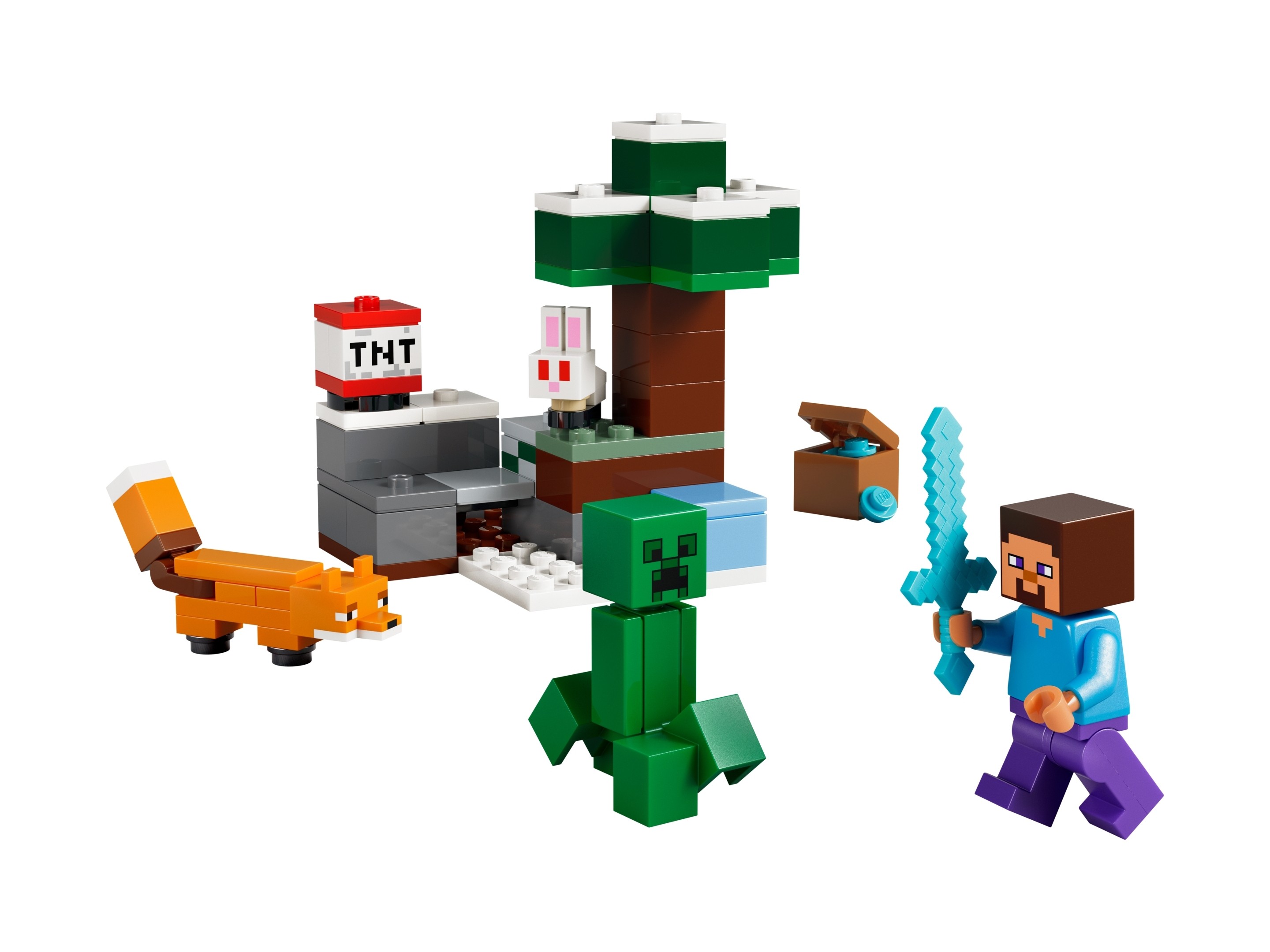 LEGO Minecraft 21583 Przygoda Steve’a w tajdze