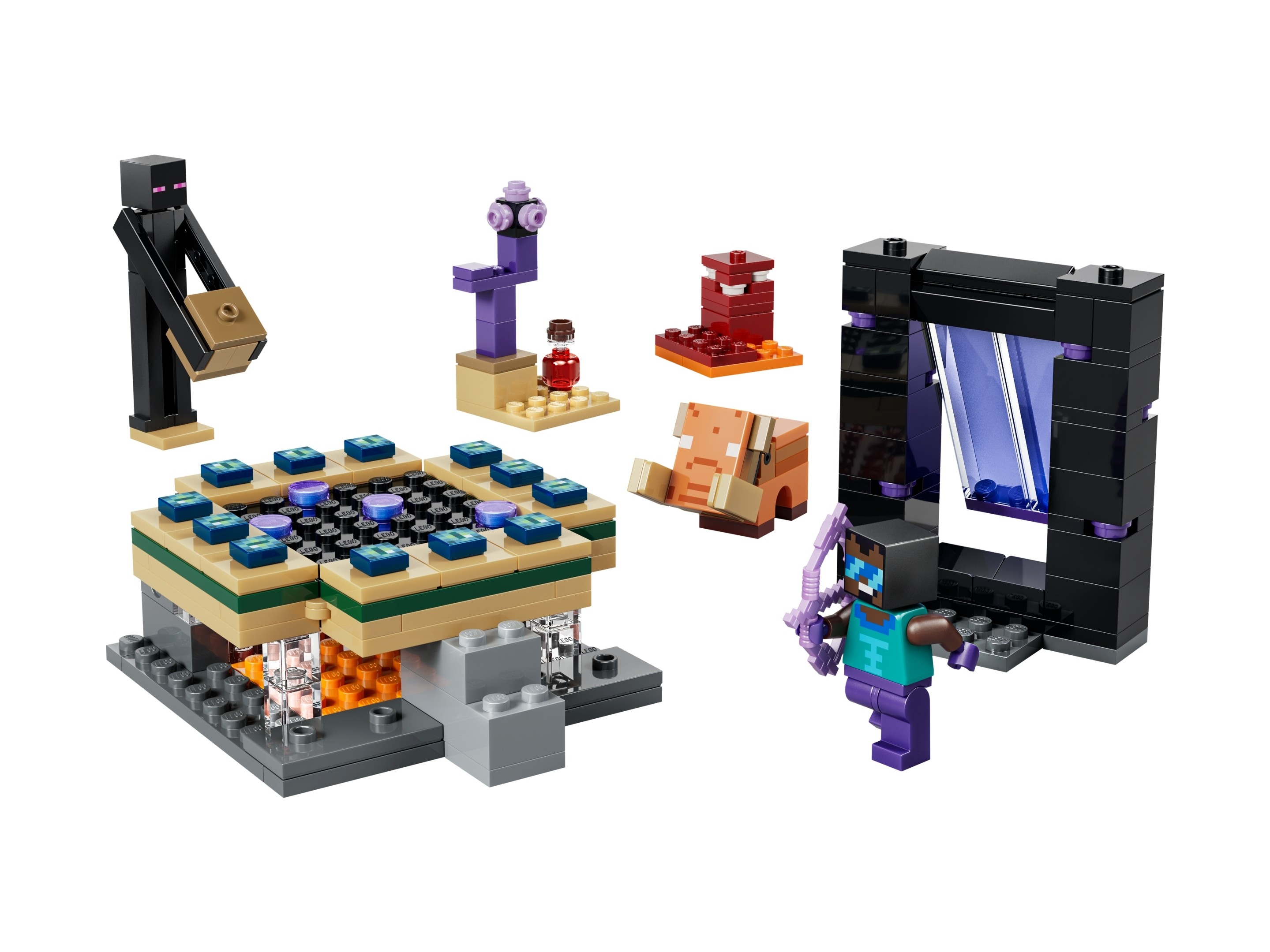 LEGO 21584 Minecraft Podróż przez portal Netheru i Kresu