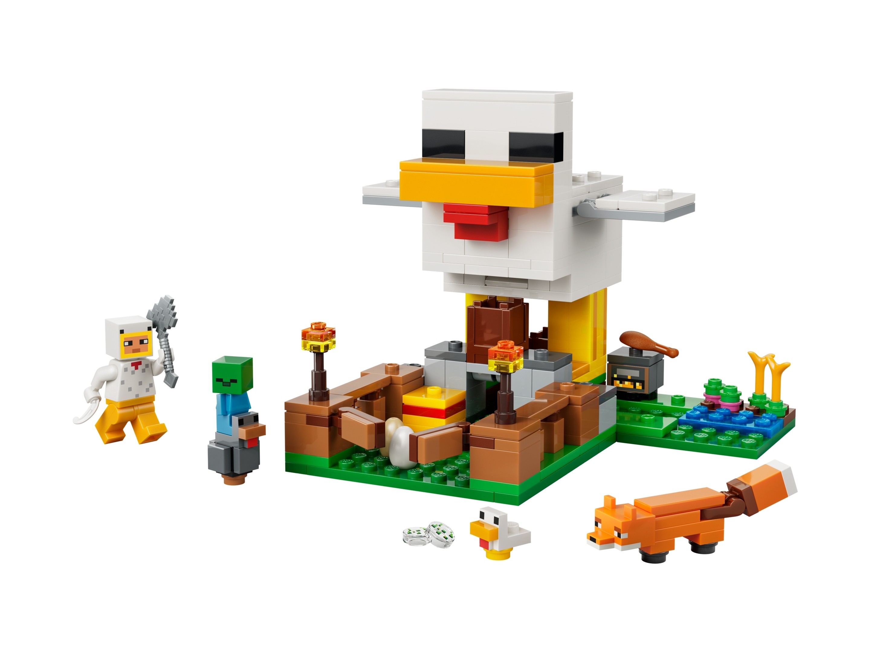 LEGO Minecraft 21585 Farma kurczaków